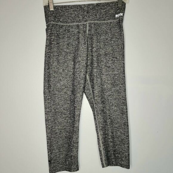 Pink Victoria's Secret legging cropped women's small heathered gray ultimat yoga - Picture 1 of 6